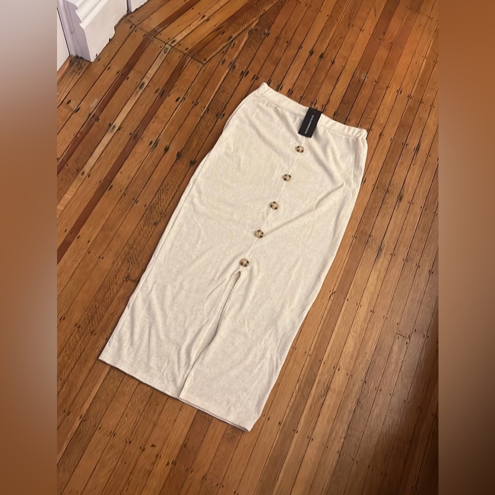 NWT Wednesday’s Girl Oatmeal Skirt